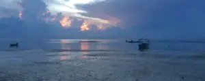 Sunset on a beautiful Thai beach