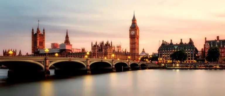 An iconic symbol of London: Big Ben looms over Westminster.