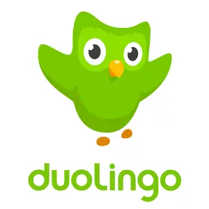 Duolingo logo- Live by the travel commandments and never stop learning.