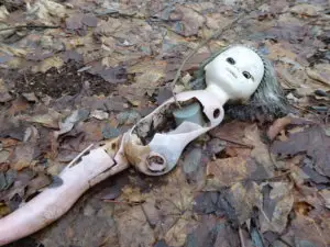 A child’s toy lays abandoned on the radiation soaked ground, a small reminder of the life that was here prior to the accident.