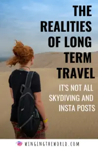 The realities of long term travel