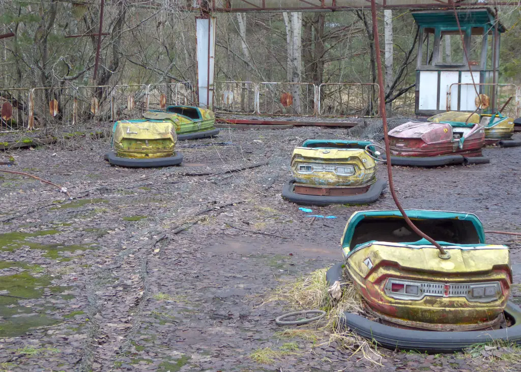 Chernobyl - abandoned bumper cars