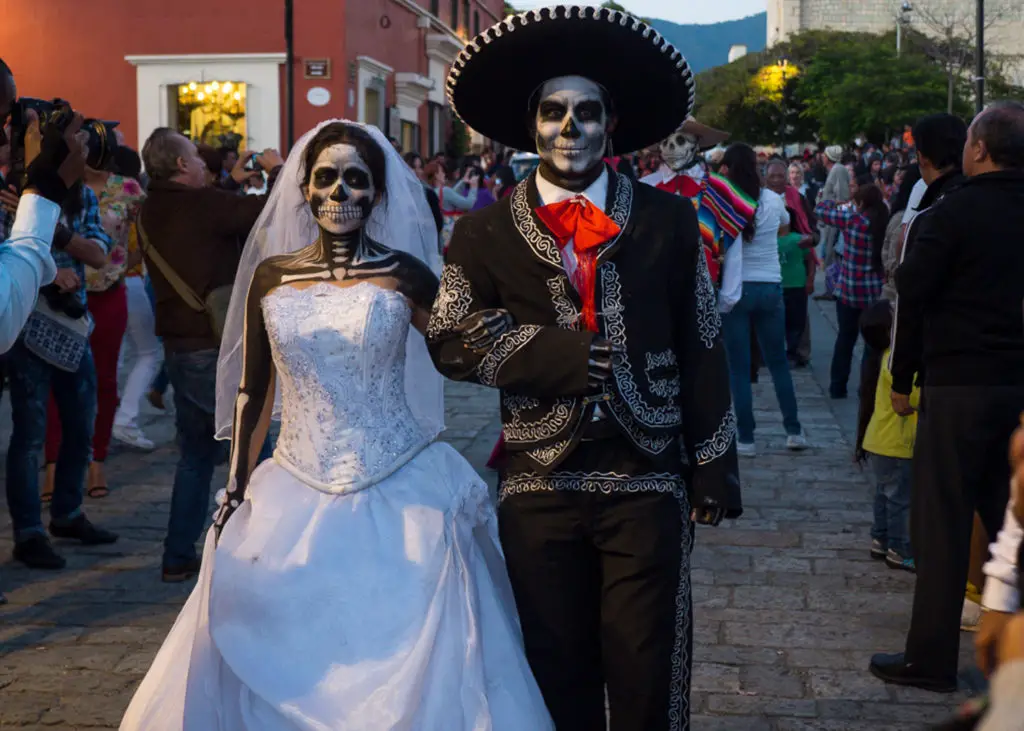 Day of Dead - bride and groom