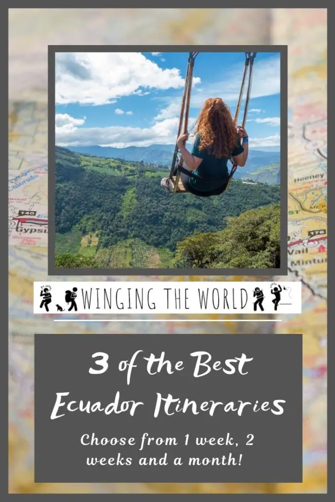 Ecuador itineraries pin