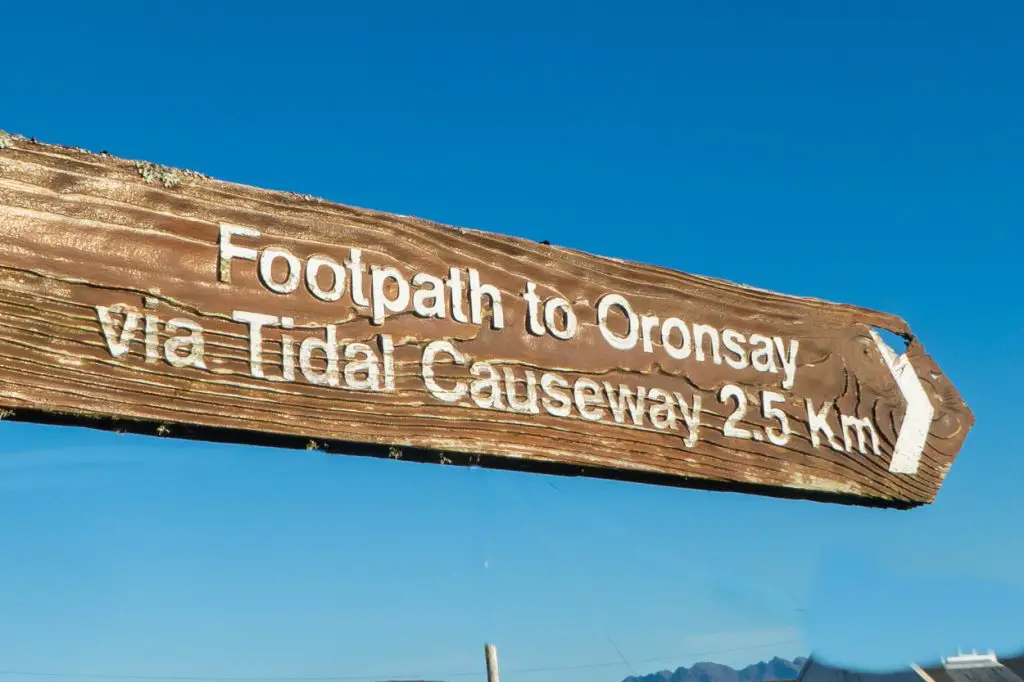 Signpost to Oronsay