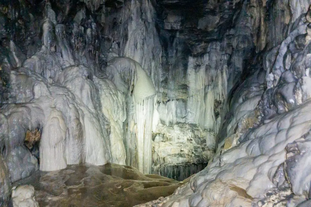 Spar cave interior