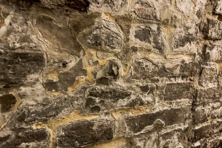 Brickwork in undercroft, Norwich.