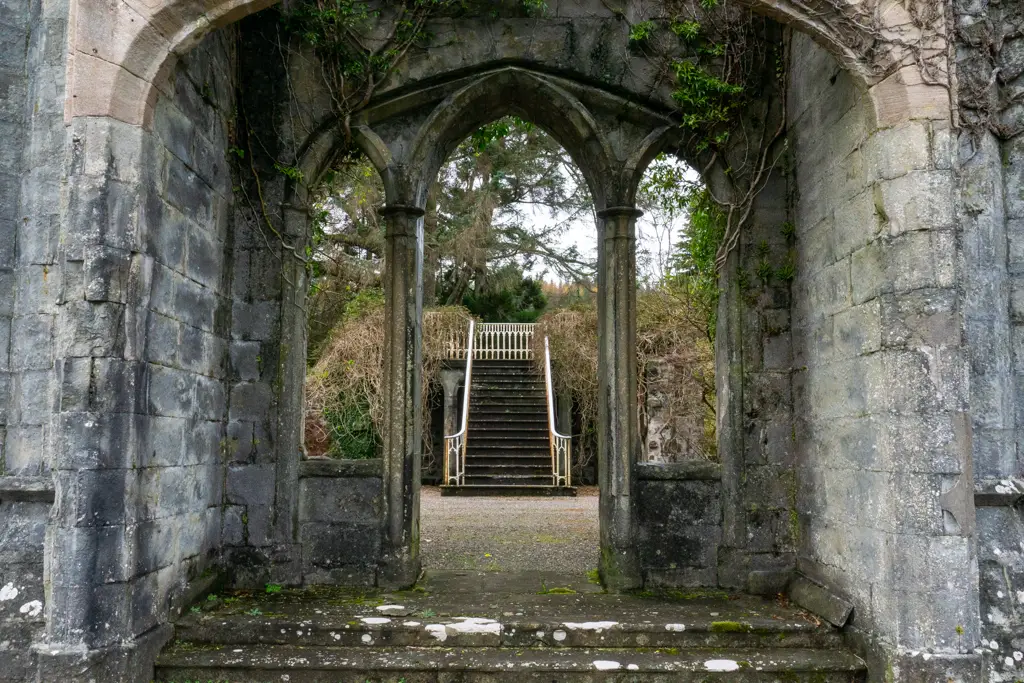 Armadale Castle and staircase