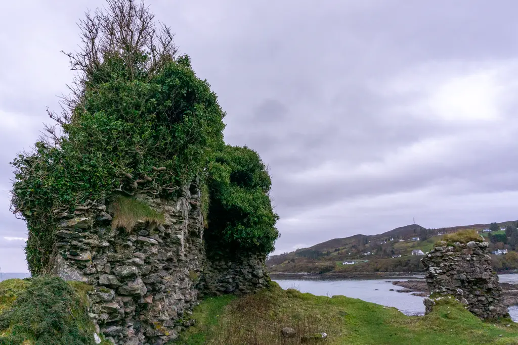 Knock Castle wall