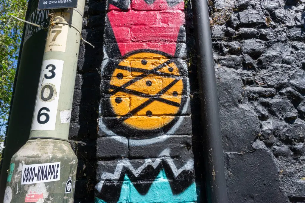 Pineapple street art in Norwich