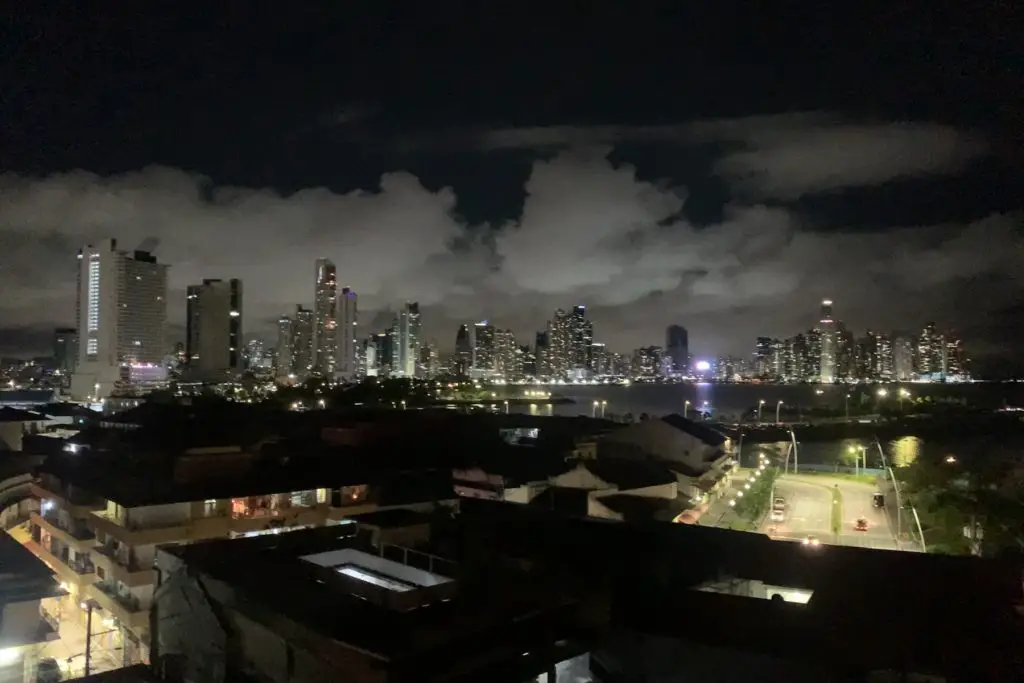 Panama City at night