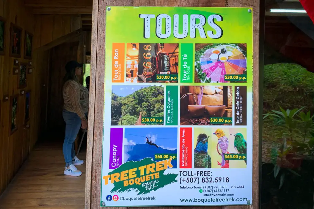 Tours in Boquete
