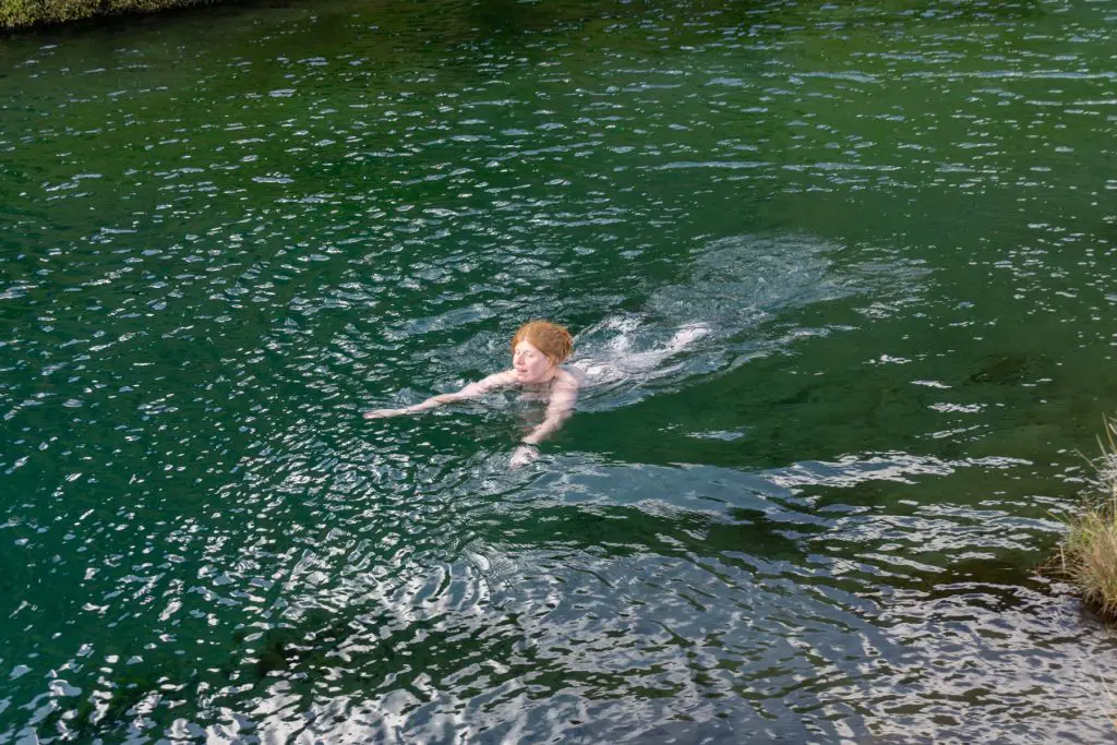 Swimming in Loch Shianta 1